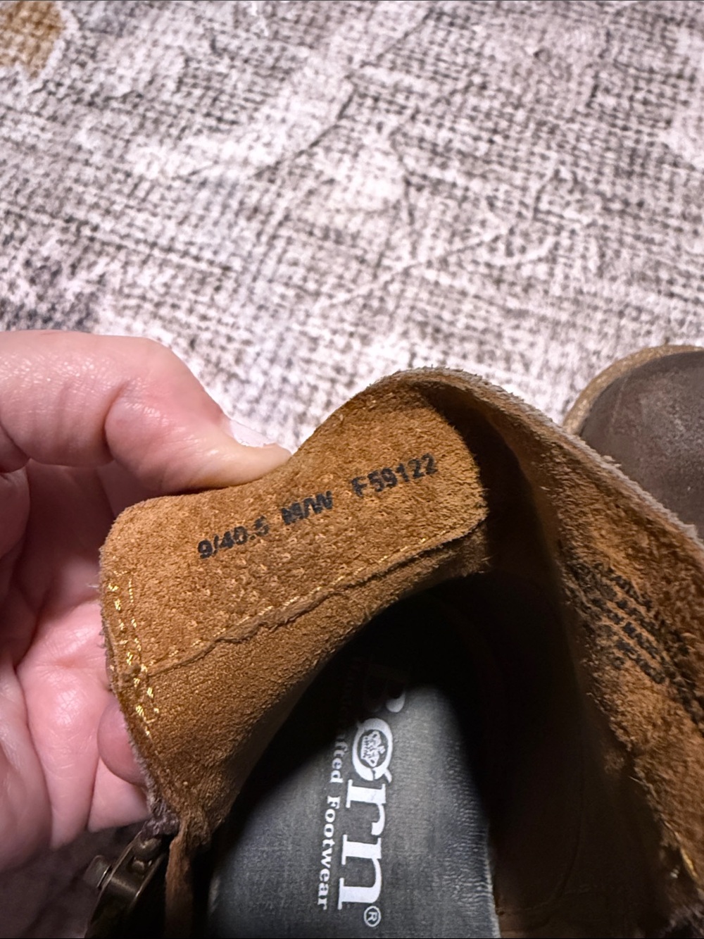 Born Women’s Brown Suede Chukka Boots with Side Zip - Picture 8 of 8